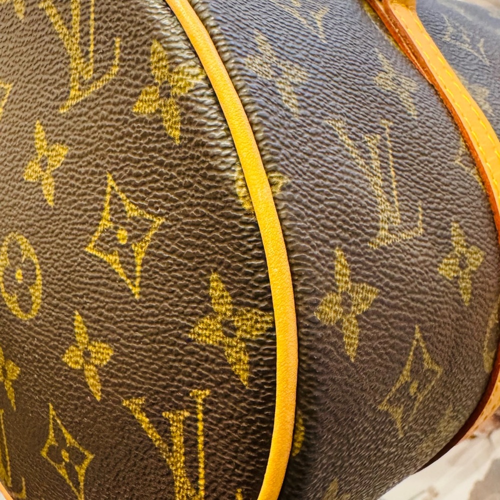 Louis Vuitton Brown and Tan Monogram Shoulder Bag - Picture 8 of 15